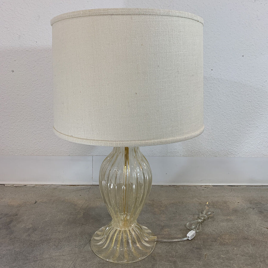 Baker Murano Glass Table Lamp - 29.5"Hx18.25"Dx18.25"W