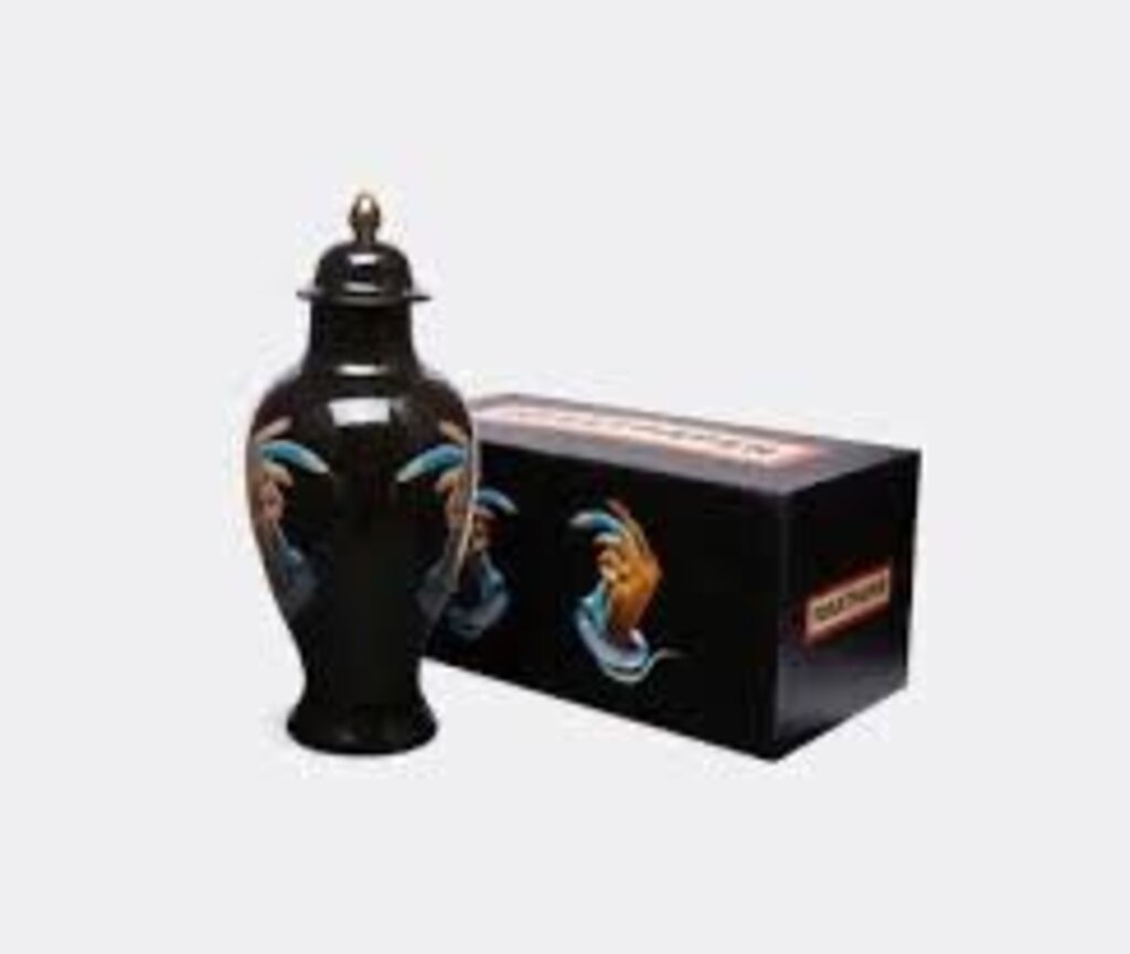 Urn Vase Hands with Snakes by Maurizio Cattelan and Pierpaolo Ferrari
