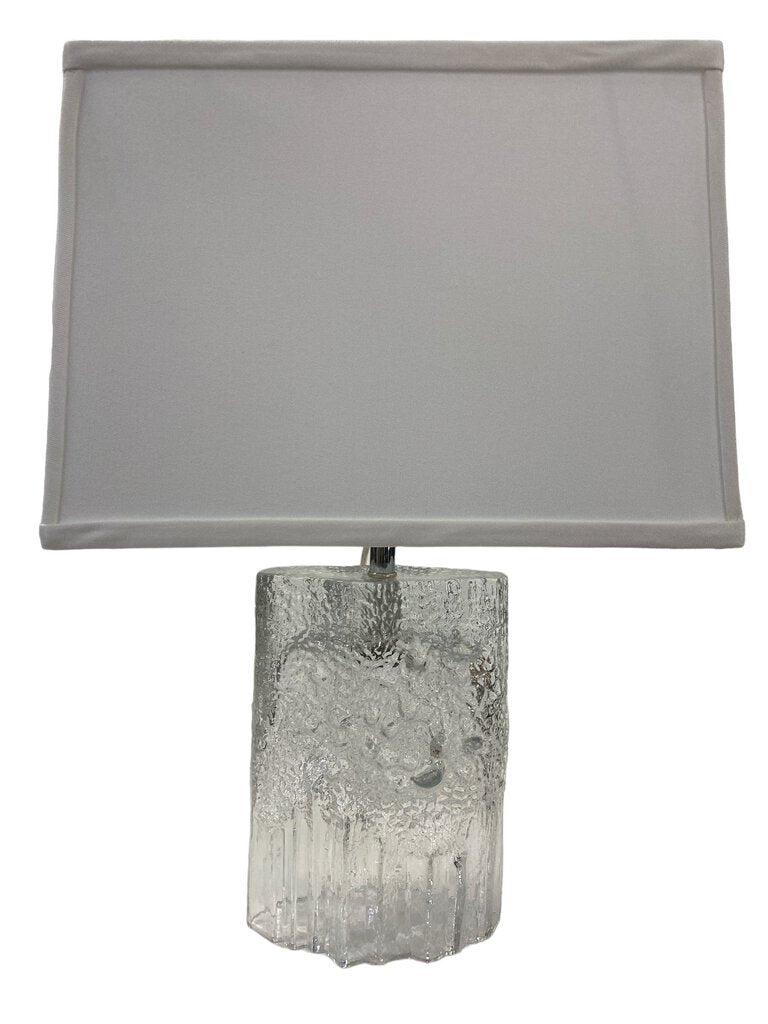 iittala Mid Century Finland Brutalist Glass Lamp