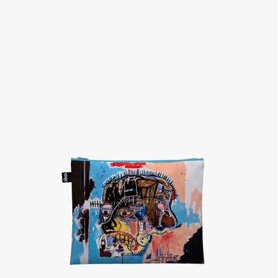 JEAN-MICHEL BASQUIAT Untitled Recycled Zip Pockets