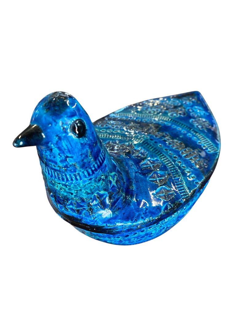Bitossi Aldo Londi Mid Century Italian Ceramic Covered Bird