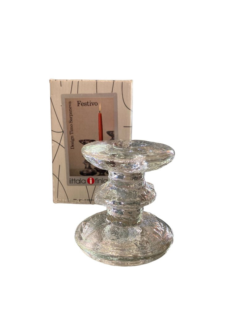 Festivo Iittala Finland Candle Stick with Box