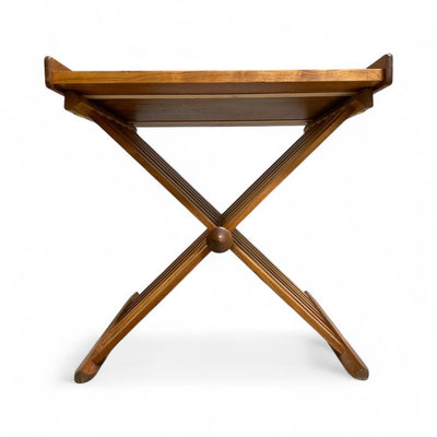 UBER RARE Drexel Kipp Stewart Walnut Tray End Table - Exceptional!
