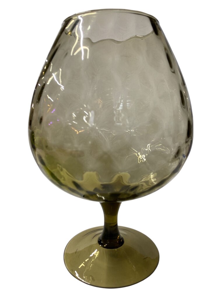 Empoli Italian Optic Glass Smoked 9" Snifter