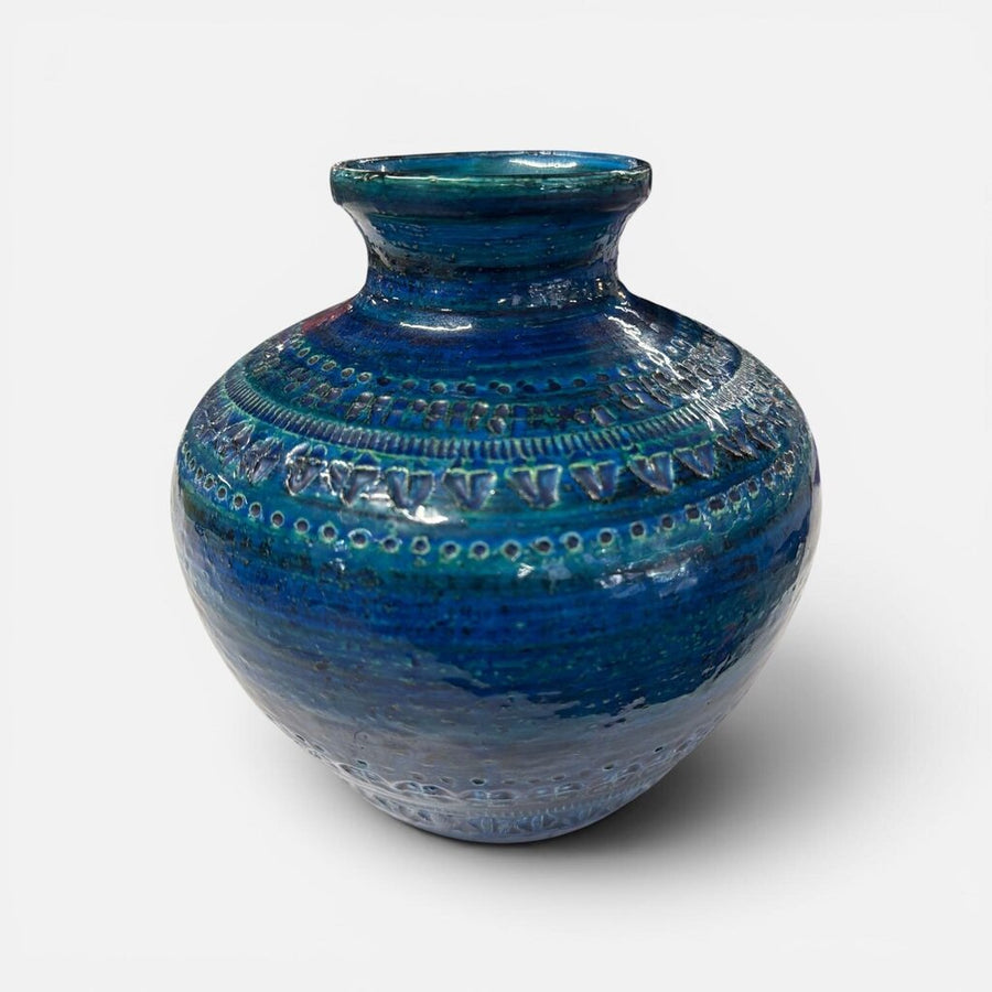 Bitossi Aldo Londi Rimini Blue Mid Century Italian Ceramic