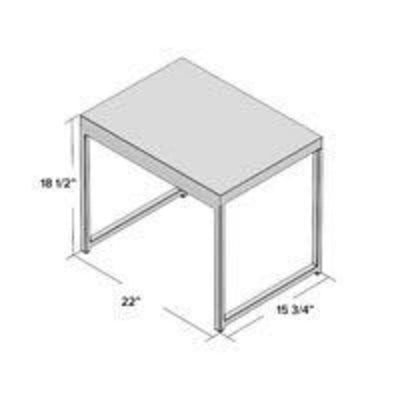 Sled End Table