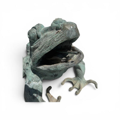 Large Bronze Toad Fountain Frog