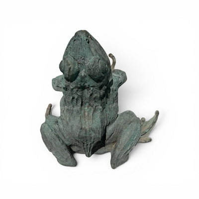 Large Bronze Toad Fountain Frog
