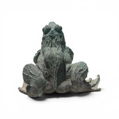 Large Bronze Toad Fountain Frog