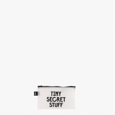 SNASK Transparent Big Secret Zip Pockets