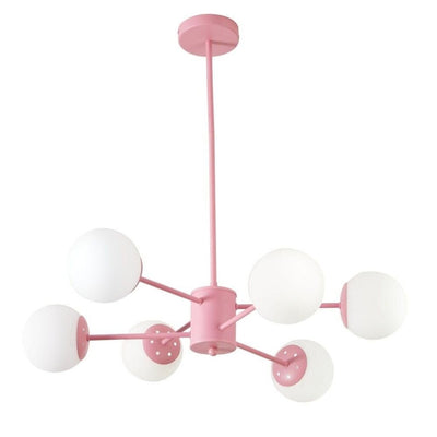 Lloyd 6 Light Chandelier in Vintage Rose
