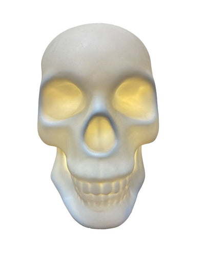 Skull Lamp - 6"Hx8"Dx5.5"W