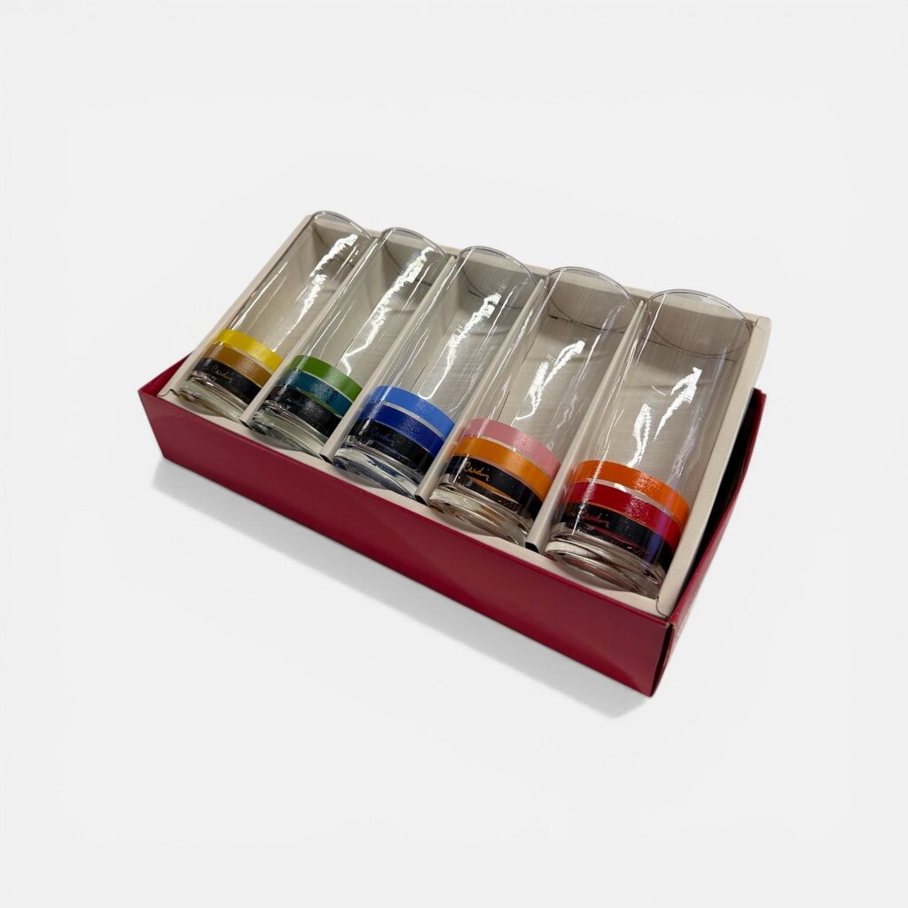 Pierre Cardin Mid Century Modern Highball Glass (Set of 5)