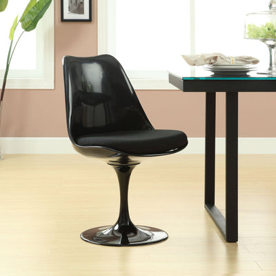 Tulip Side Chair Black/Black