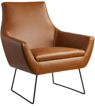 Ken Lounge Chair in Brown