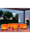 Yomi Lighted Armchair Orange Translucent w/ Lighting