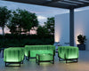 Yomi Lighted Armchair Green Translucent w/ Lighting