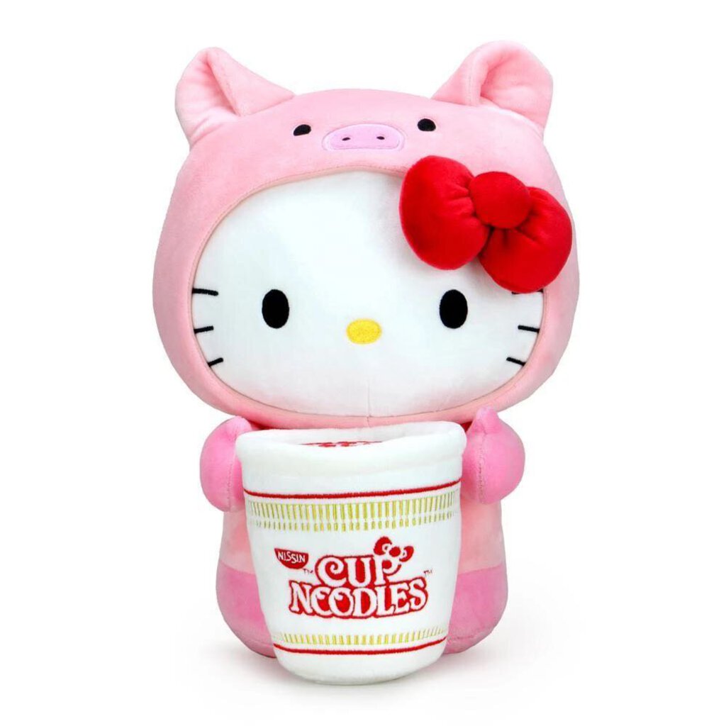 NISSIN CUP NOODLES X HELLO KITTY® PORK CUP MEDIUM PLUSH