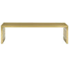 Stella Stainless Steel Bench Large Gold
