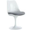 Tulip Side Chair Gray Upholstery
