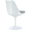 Tulip Side Chair Gray Upholstery