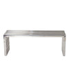 Stella Stainless Steel Bench Medium Silver