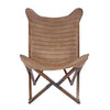 Butterfly Chair in Brown Leather