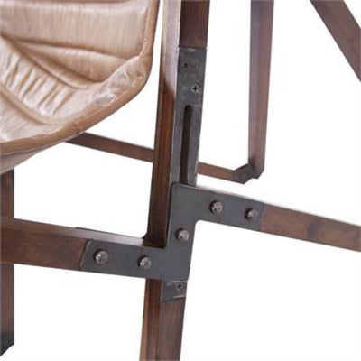 Butterfly Chair in Brown Leather