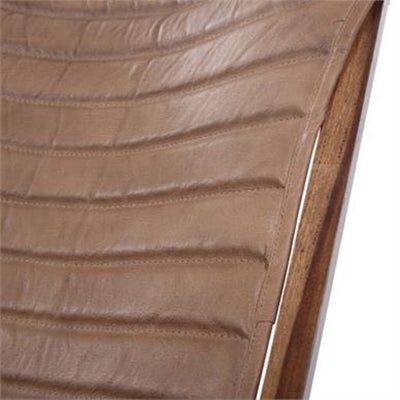 Butterfly Chair in Brown Leather