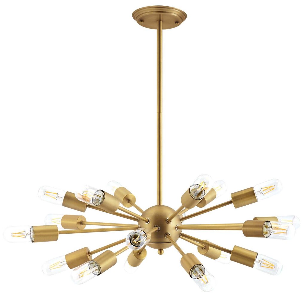 Sputnik Starpop Pendant in Brass Finish