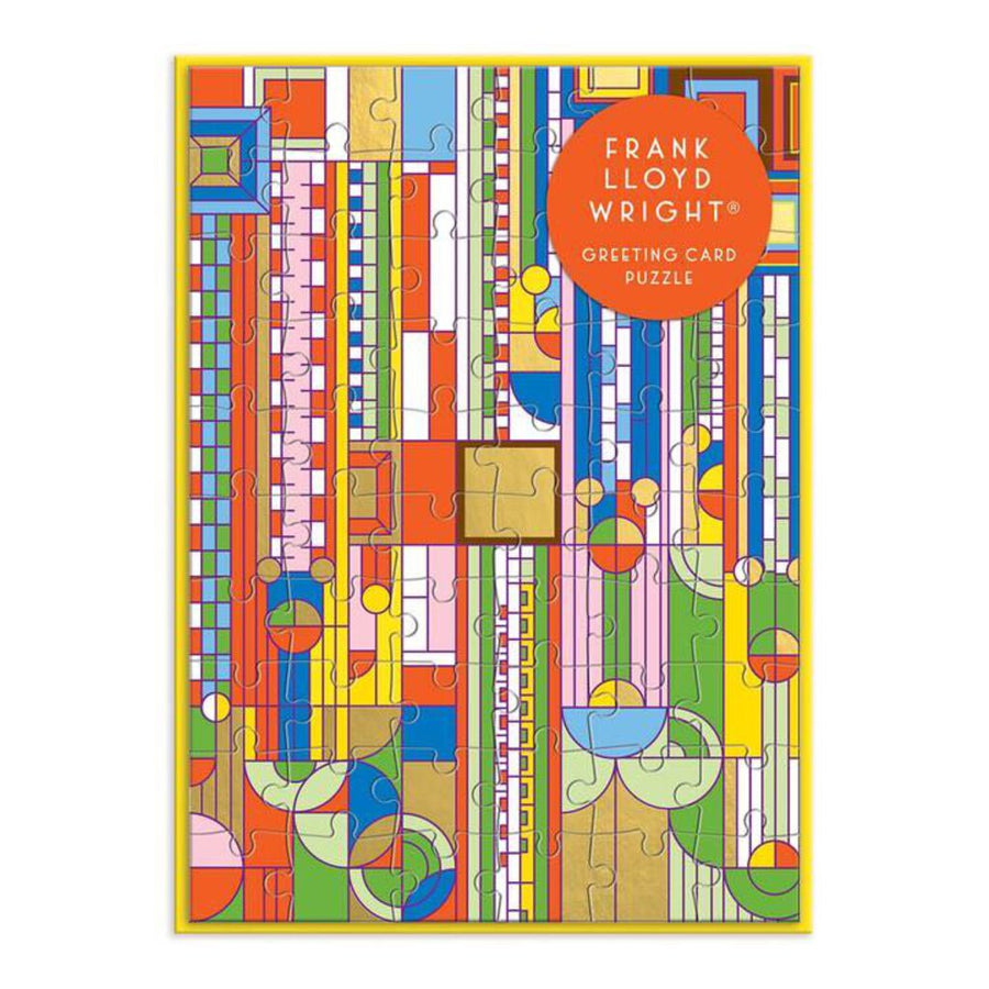 Frank Lloyd Wright Greeting Card Puzzle: Saguaro Forms & Cactus Flowers
