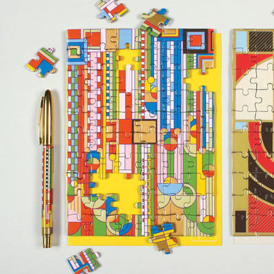 Frank Lloyd Wright Greeting Card Puzzle: Saguaro Forms & Cactus Flowers