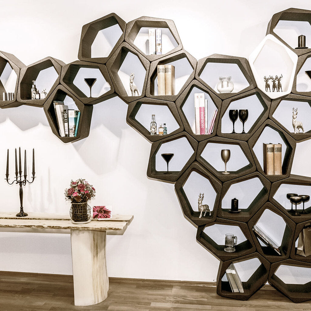 HIVE Modular Shelving Cell, OPEN BLACK