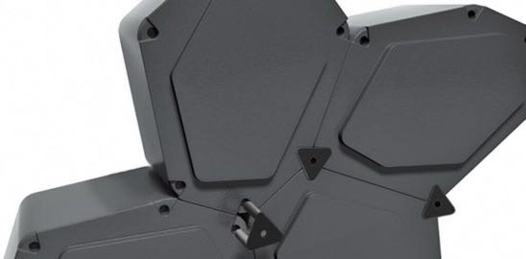 HIVE Modular Shelving Cell, OPEN BLACK