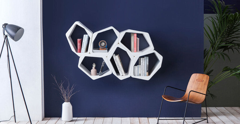 HIVE Modular Shelving Cell, OPEN WHITE