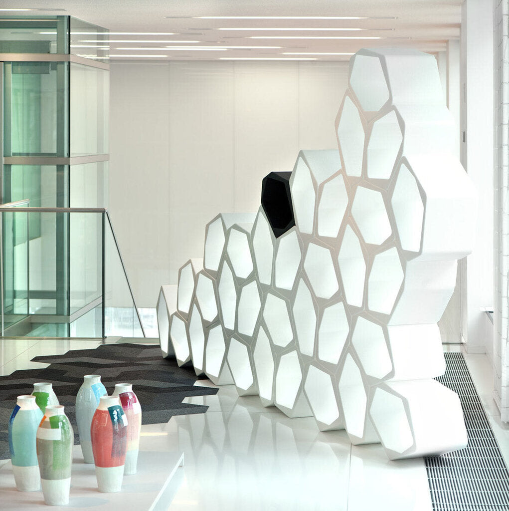 HIVE Modular Shelving Cell, OPEN WHITE