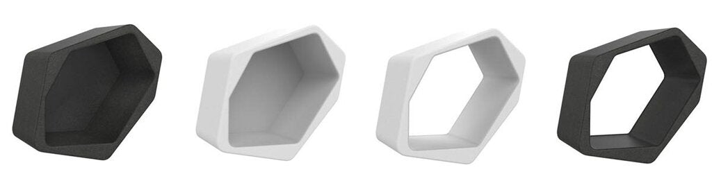 HIVE Modular Shelving Cell, OPEN WHITE