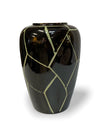 Scheurich Black & Celadon Vase, Vintage W. Germany