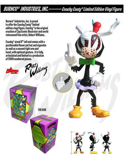 Coochy Cooty Vinyl Figure by Robt Williams