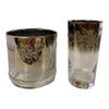 Mid Century Highball Glasses in Chrome Trolley