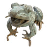 Large Bronze Toad Fountain Frog