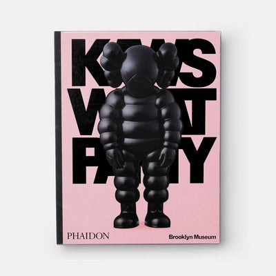 PHAIDON KAWS, WHAT PARTY? BLACK ON PINK EDITION BROOKLYN MUSEUM
