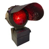 Vintage Railroad Red Signal Light