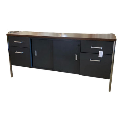 Vintage Steelcase Industrial Metal Sideboard