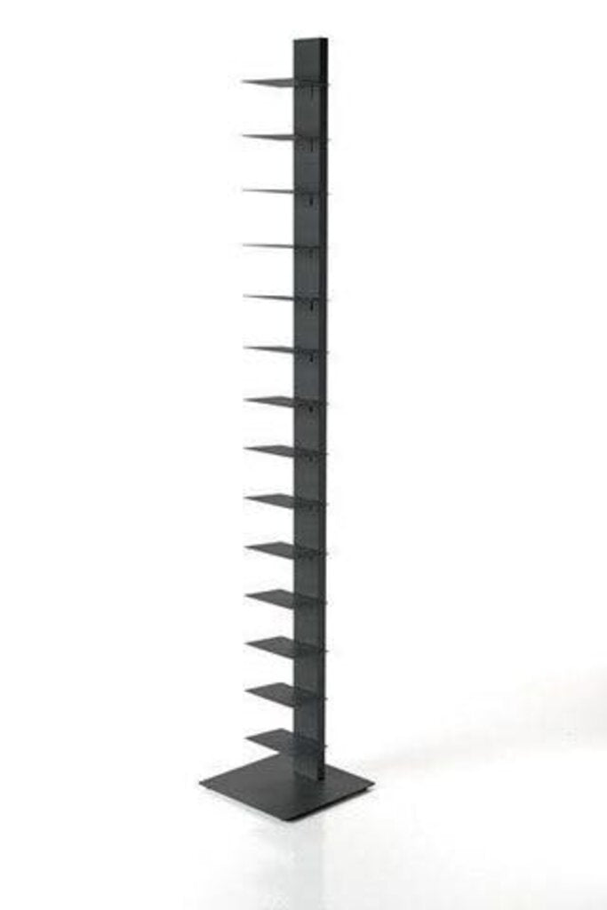 Gray 80" Bookcase Tower