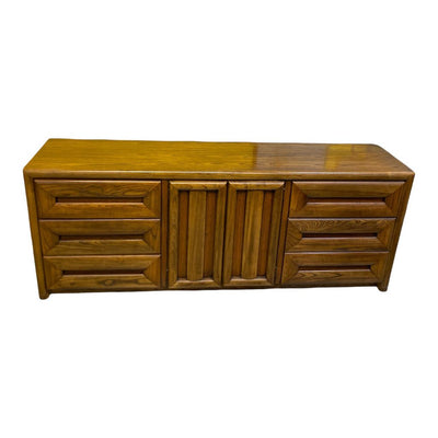 Mid Century Oak 9 Drawer Dresser by Lane Altavista, VA