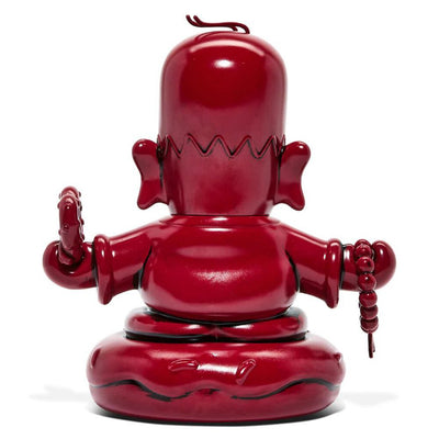 The Simpsons 7" Homer Buddha - Vinyl Figure- Vermillion Red Edition