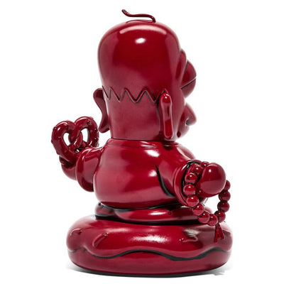 The Simpsons 7" Homer Buddha - Vinyl Figure- Vermillion Red Edition
