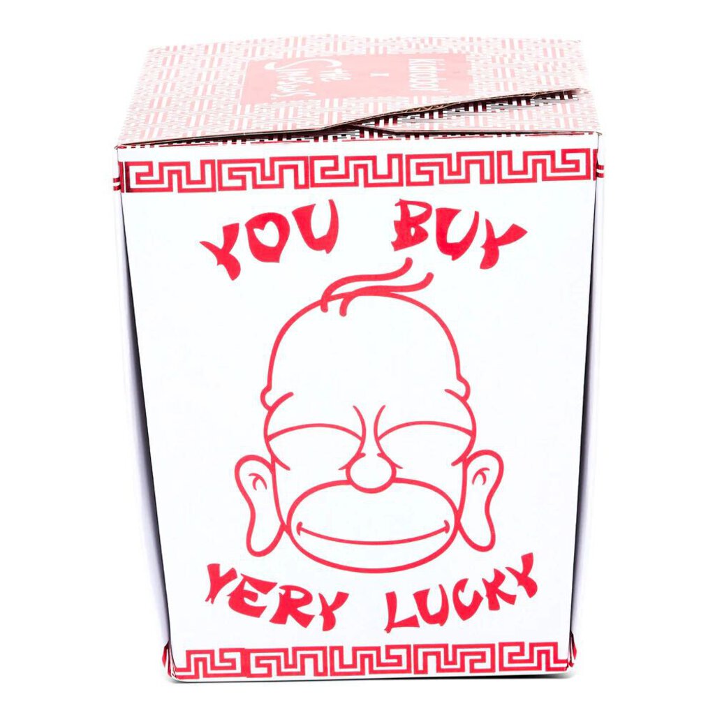 The Simpsons 7" Homer Buddha - Vinyl Figure- Vermillion Red Edition