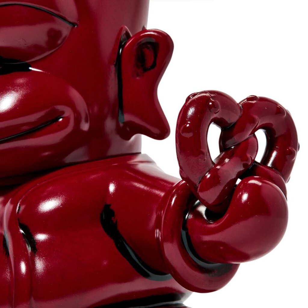 The Simpsons 7" Homer Buddha - Vinyl Figure- Vermillion Red Edition